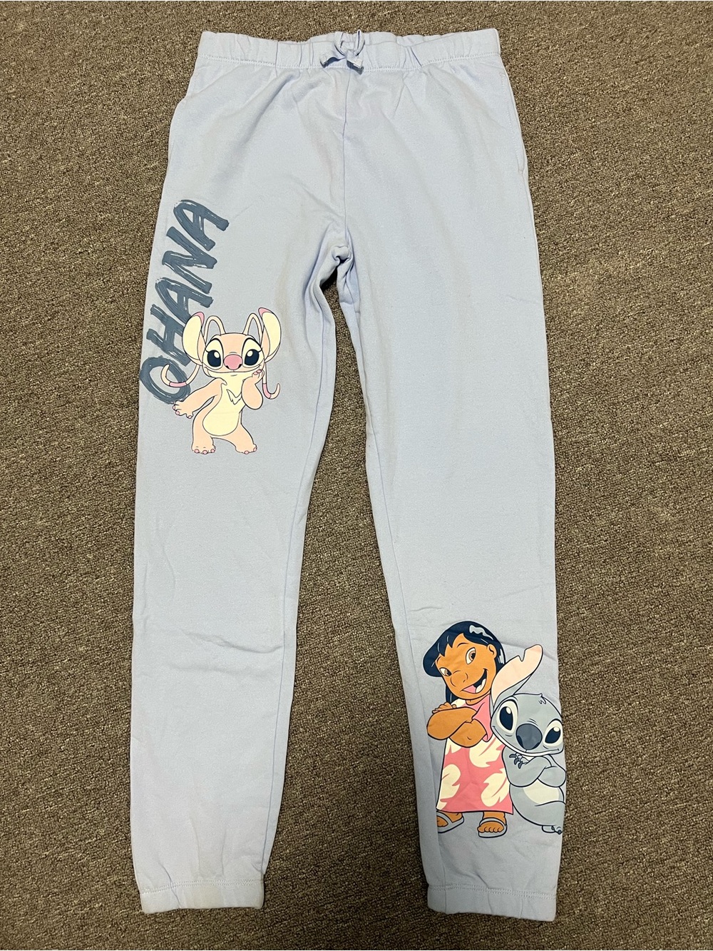 Lilo & Stitch Light Blue Kids sweatpants Joggers 14-16T